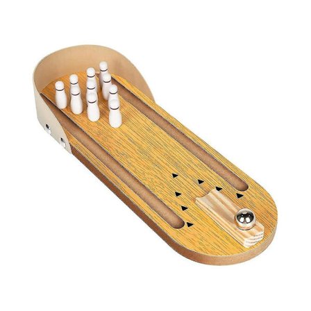 Mini Bowling Set, Bordsspel för att lindra stress, Bowling Set för barn lämplig för tidig utveckling