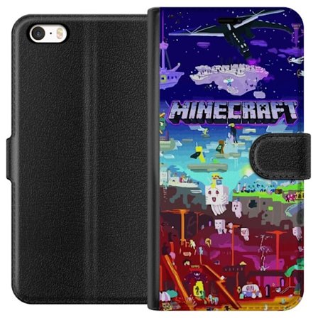 Kompatibelt Lommeboketui til Apple Apple iPhone 5s Minecraft