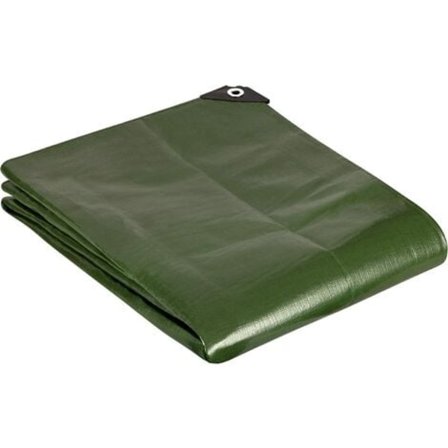 Beskyttelsespresenning 2x3m premium kvalitet GRØN - UV-bestandig, vandtæt og vaskbar, Solid PE presenning, Udendørs & i