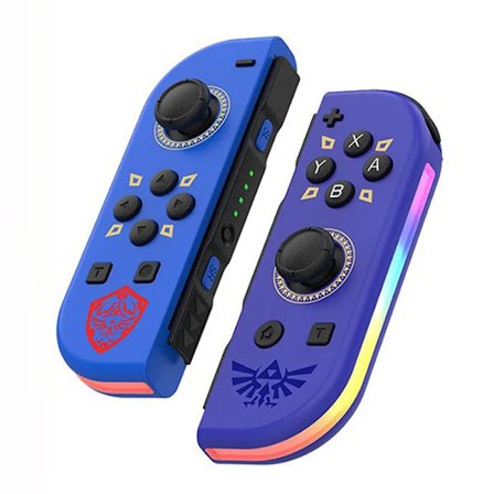 RGB-valaistu Nintendo Switch JOYCON -yhteensopiva alkuperäisen fitness Bluetooth -ohjaimen kanssa NS-peleille, vasen ja oikea pieni kahva