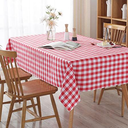 10 Stk Disponibel Fortykning Rødrutete Duk Fest Bryllup Red 160*160cm