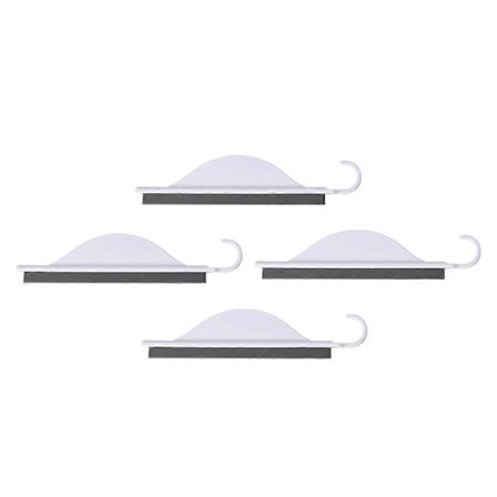 Fönsterskrapa Mini Skrapa för Dusch 4st med Krok Rengöringsverktyg[HK]