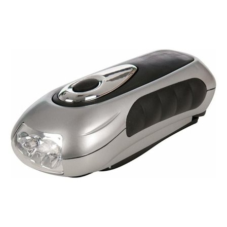 Käsikäyttöinen taskulamppu, ei paristoja, ympäristöystävällinen, retkeilyyn, vaellukseen KLB