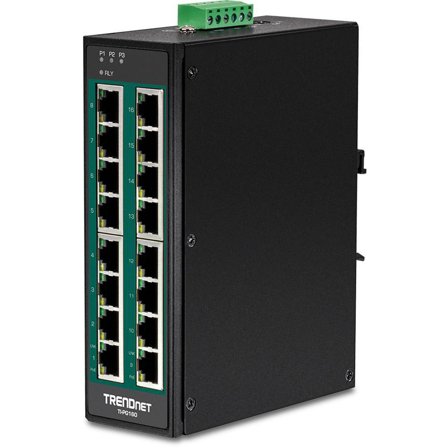 TRENDnet TI-PG160 - switch - 16 porter - ikke-styrt - TAA-samsvar