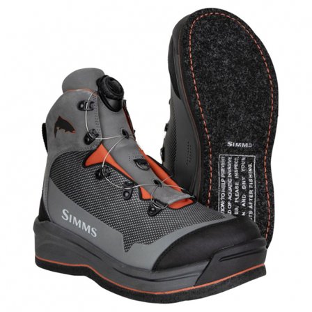 Simms Guide BOA Boot Felt Sole Slate - 14