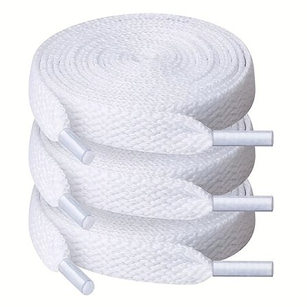 Par flade sko snørebånd 5/16in snørebånd med assorterede farver til sneakers sko støvler