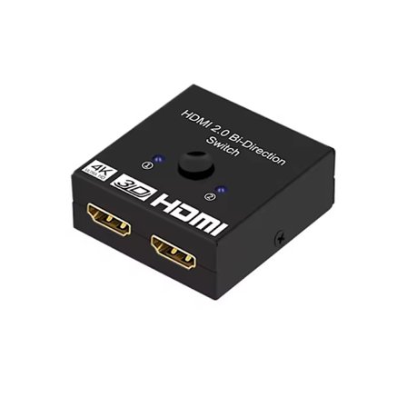 HDMI-switch 4k @ 60hz Bidirektionell Splitter HDMI-switcher 2 i 1