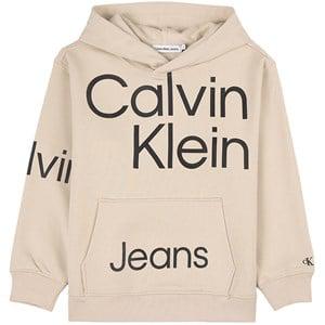 Kids - Calvin Klein Jeans Branded Hoodie Beige 14 Years - Jumpers and knitwear - 14 years - Beige - Junge