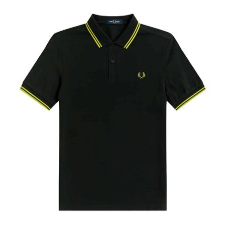 Fred Perry, Shirt Zwart, Heren, Maat:M,Katoen