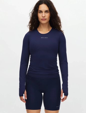 Röhnisch Jacquard Ls Top - Navy - L