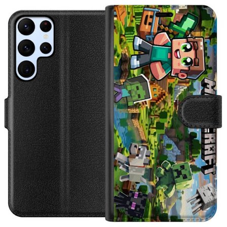 Yhteensopiva Lompakkokotelo Samsung Galaxy S22 Ultra 5G Lady Gaga The Fame mustavalkoinen muotokuva suurilla aurinkolaseilla minimalistisessa pop-este