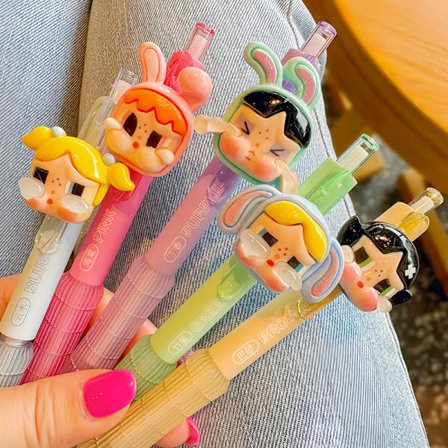 5 Grædende Baby Kuglepenne Søde Pigeagtige Hjerte Koreanske Neutrale Kuglepenne Internet Berømthed Spørgsmål Kuglepenne Tik Tok Kuglepen 