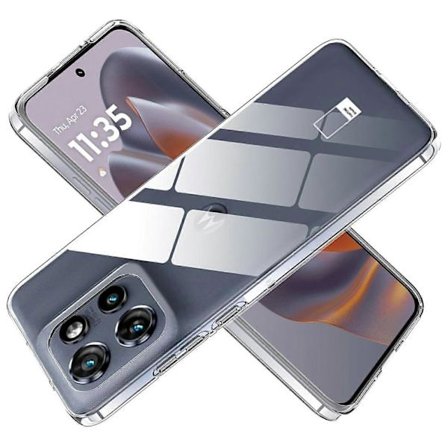 For Motorola Edge 50 Neo 5G Deksel Anti-Fingeravtrykk Krystallklar TPU Telefondeksel