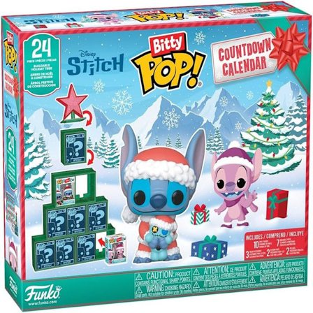 Funko Bitty Pop! Joulukalenteri: Stitch Holiday - Joulukalenteri - 24 päivää yllätyksiä Jul_yux