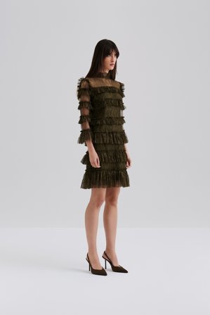 Malina - Carmine miniklänning - S - Olive