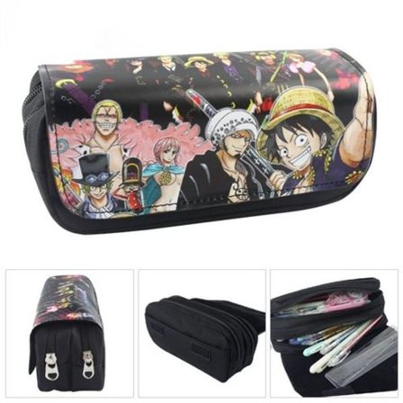 Pennfodral - ONE PIECE - 2 fack - Flerfärgad (20x9x6.5c)