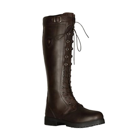 Moretta Dam/Dam Teramo Spets Läder Country Boots 4 UK Wi
