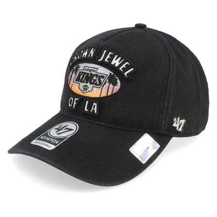 47 Brand - NHL Schwarz Adjustable Cap - Los Angeles Kings NHL 47 Hitch Rf Cap Black A-frame Adjustable @ Hatstore