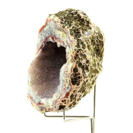 Sten og mineraler. Kvarts (Var. Kalcedon). 1464,90 øre. Sidi Rahal stenbrud, Marokko.