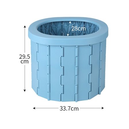 Fällbar Toalett Biltoalett BLÅ