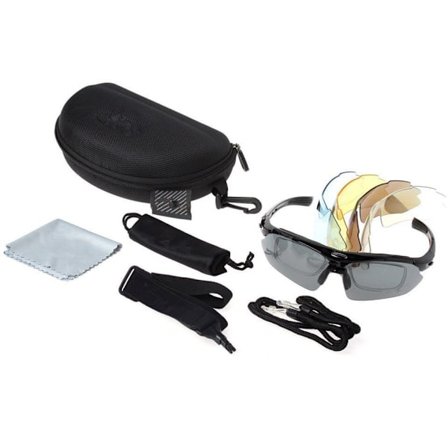 Cykelbriller Polariseret Solbriller med 5 Udskiftelige Linser