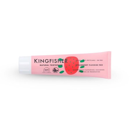 Kingfisher Tandkräm Barn Jordgubb Flourfri 100 ml