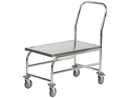 Platåvagn Rostfri - Lyreco - Emballage och lagerutrustning - Lagerutrustning - Rullvagnar