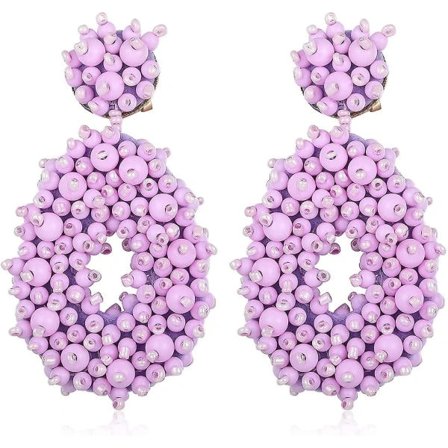 Statement Hængeøreringe - Bohæmiske Perlebesatte Dråbeformede Hængeøreringe Gave til Kvinder