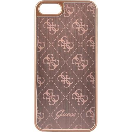 Guess Design Skal Till Iphone Se/5/5s - Aluminium Rosé Rosa Guld