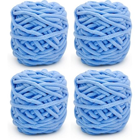 Garn 4xGarn för virkning, mjukt tjockt garn för garnprojekt-LP-