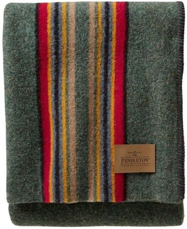 Pendleton Yakima Throw Blanket Mix Green Heather