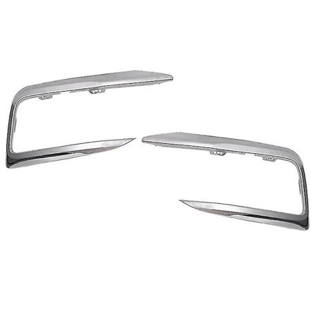 1 par krom front støtfanger nedre grill trim strimler tåkelys deksel trim erstatning for Saic I5