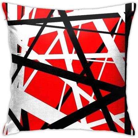 Frankenstein Mönster Röd Kudde Cover Dekorativt case för soffa sovrum 18"x18"