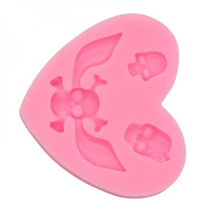 Halloween Kärlek Skalle Form Form