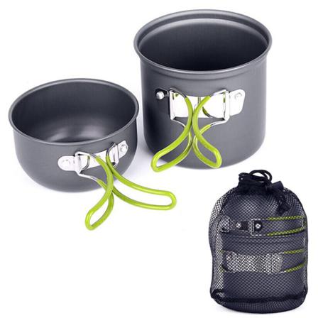 Camping / Hiking - Redskaber / Grydesæt / Komfur Silver