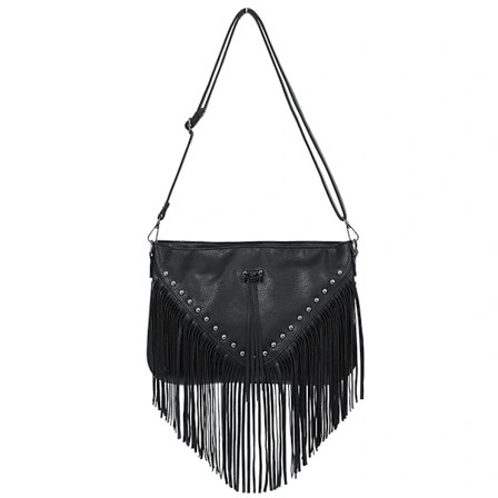 Crossbody-tasker til kvinder, Crossbody Håndtaske, Frynsetaske, Tassel Skuldertaske, Vintage Crossbody-tasker til kvinder, T