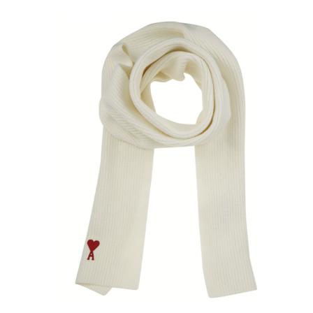 Ami Paris - Halsdukar - Beige - Herr - Storlek: One Size, Herr, Storlek: ONE SIZE
