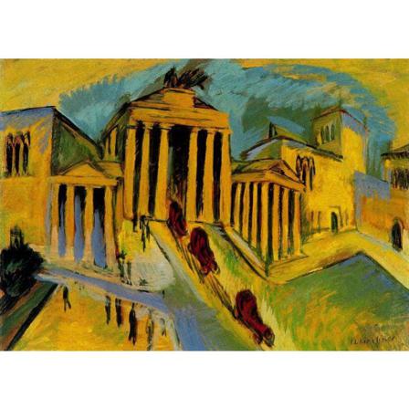 Brandenburger Tor, Ernst Ludwig Kirchner Brun
