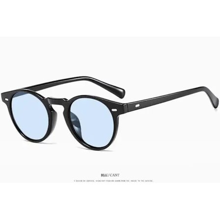 2021 Runda Solglasögon Herr Märke Vintage Små Solglasögon Dam Glasögon Kvinnor Lyx Designer Glasögon UV400