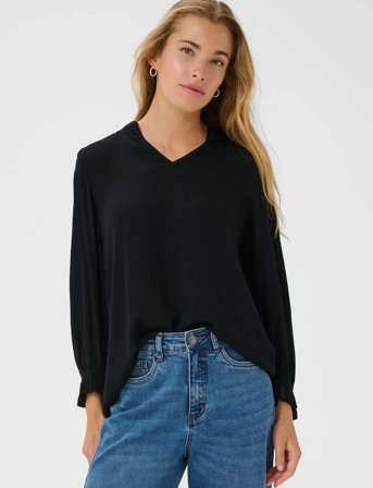 Kaffe Kaliv Amber Blouse - Black - 34