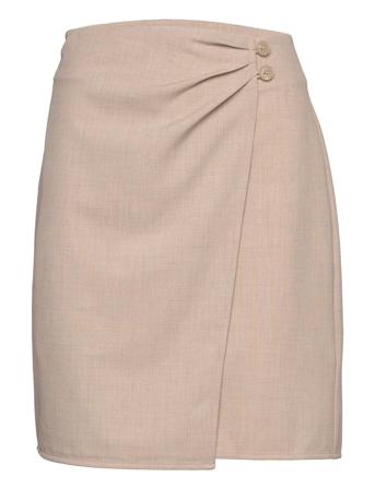 Lina Skirt 13195 Kort Nederdel Beige Samsøe Samsøe