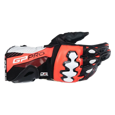 Motorradhandschuhe Alpinestars GP Pro R4 Schwarz/Fluo Rot/Weiß S