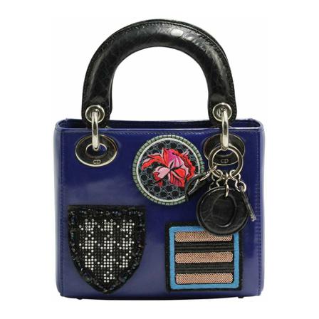 Dior Vintage, Pre-owned Handbags Blauw, Dames, Maat:ONE Size