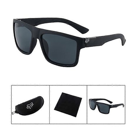 FOX Aurinkolasit Miehille Merkki Design Naisille Ajo Lasit Vintage Retro Aurinkolasit Neliö Lasit UV400 Gafas [db]
