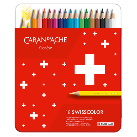 Swisscolor Coloring pencils 18-set
