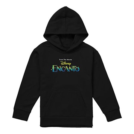 Encanto Barn/Barn Logo Hoodie 5-6 År Svart