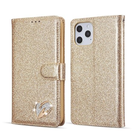 Glitter Pulver Kærlighed Læder Telefoncover til Kompatibel med iPhone 13