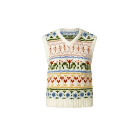 Samsøe Samsøe, Simones West 10976 Beige, Dames, Maat:S,wol,gestreept