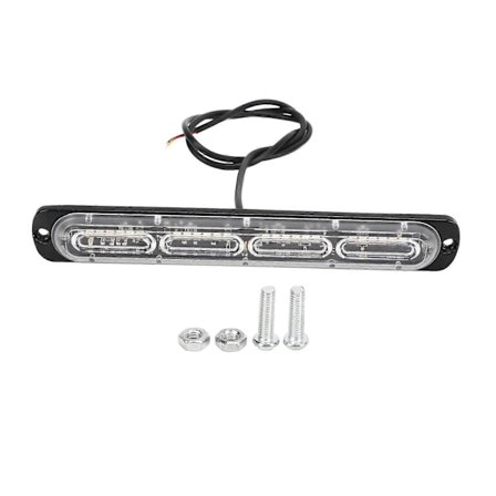 12V LED Hätävilkkuvalo 72W Valkoinen Keltainen Varoitus Vaara Vilkkuva Valopalkki Tielle Palomiehen Ajoneuvoihin Kuorma-autoihin Maastoautoihin 