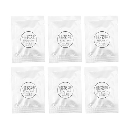 6-pakks luftfriskertabletter Bærbare luftventilklips erstatningsputer for biltilbehør Osmanthus-smak